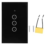 Smart Wifi-Schalter，95-240VAC Smart Life APP Smart WiFi Touch-Wandpanel-S