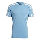 Adidas Herren Squadra 21 Jersey SS T-Shirt, team light blue/white, L