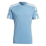 Adidas Herren Squadra 21 Jersey SS T-Shirt, team light blue/white, XL