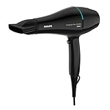 Philips Thermoprotect Professioneller Haartrockner, AC-Motor, Ionenpflege, 9 mm Düse und 6 Geschwindigkeiten, ThermoProtect-Temperatur, 2100 W, Schwarz/Türkis, BHD272/00