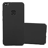 Cadorabo Hülle für Huawei P10 LITE in Frosty SCHWARZ - Hardcase Handyhülle aus Plastik gegen Kratzer und Stöße - Schutzhülle Bumper Ultra Slim Back Case Hard C