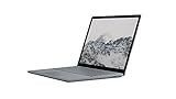 Microsoft Surface Laptop QWERTZ ,34,29 cm (13,5 Zoll) Laptop (Intel Core i5, 128GB Festplatte, 4GB RAM, Intel HD Graphics 620, Win 10 S) Platin G