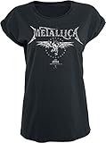 Metallica Biker Frauen T-Shirt schwarz 3XL 100% Baumwolle Band-Merch, B
