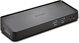 Kensington SD3600 Universal USB 3.0 Dual-Dockingstation, Für Windows 7 oder höher und macOS 10.14, 2K Display mit HDMI und DVI-I/VGA Anschluss, 6 USB-Anschlüsse, ideal fürs Home Office, K33991WW