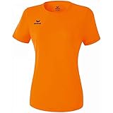 Erima Damen T-Shirt Funktions Teamsport T-Shirt Orange 44