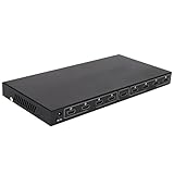 Sorandy 4K 1 in 8 Out HDMI-Splitter, 8-Wege-HDMI-Splitter Signalverteiler mit Full HD 4K 2K, HDCP 1.4, 3D-Unterstützung, Duplizieren/Spiegeln von 4K-Bildschirmen(Schwarz)