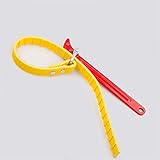 HEZHU Ölfilter Bandschlüssel Gummi Schraubenschlüssel Gurtschlüssel Rohren Einstellbar Entfernung Handwerkzeug für Öffnungsfilter, Verwendet von Mechanikern und Klempnern (12 Zoll)