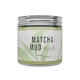 MATCHA MASK Gesichtsmaske mit Avocado, Matcha, Aloe Vera und Superfoods I Maske mit Schlamm aus dem Toten Meer und weißer Tonerde I Reinigt die Haut und Pickel I Gesichtsmaske Beauty I vegan I 200g