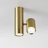 LED Doppel Deckenstrahler Licht, Moderne Drehbare Wandstrahler GU10 LED 3000K Indoor Deckenbeleuchtung für Lounge Wohnzimmer Küche Schlafzimmer, 10W,G