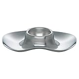 WMF Wagenfeld Eierbecher 13,5 x 8,5 cm, Cromargan Edelstahl mattiert, spülmaschinengeeig