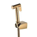 Tragbare Handheld Dusche Shattaf Bidet Tragen Edelstahl - Goldene runde Toilette Reinigung WC Bodenreinigung Spülwaschanlage Spritzp