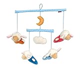 SIGIKID 42789 Mobile Schäfchen Spielzeug Mädchen und Jungen Babyspielzeug empfohlen ab Geburt mehrfarbig