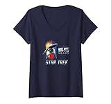 Damen Star Trek 55. Jahrestag T-Shirt mit V