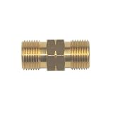 Gase Dopp Doppelnippel 3/8' Links x 3/8' Links - Kupplung Adapter Propan Acetylen G