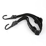 Spanngurte, 1 Stück, schwarze Schnalle, Spanngurte für Auto, Motorrad, Fahrrad, starke Ratsche, Gürtel für Teleskophelm, Gepäcktasche, verstellbare Spanngurte (Farbe: schwarz)