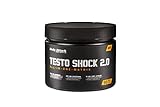 Body Attack Testo Shock 2.0, stärkster Testosteronbooster, extrem hochdosiert & stark - All in One Testo Komplex mit 95% Saponinengehalt, Diosgenin & Muira Puama, Made in Germany, reicht für 22 Tage, 90 Maxi Cap