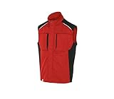 KÜBLER Workwear KÜBLER ACTIVIQ Arbeitsweste mittelrot/schw