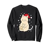 Süße Katzen Xmas Kätzchen Weihnachtsoutfit Sw