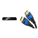 Panasonic DMP-BDT184EG 3D Blu-ray Player schwarz & KabelDirekt - 4K HDMI Kabel - 2m - kompatibel mit (HDMI 2.0a/b 2.0, 1.4a, 4K Ultra HD, 3D, Full HD, 1080p, HDR, Highspeed mit Ethernet) - TOP S