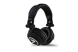 7even Headphone black / Dj, Hifi, Sport Kopfhörer schwarz , dreh-klappbar, tauschbares Kabel, 110db, black