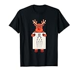 Sehtesttafel Kinder Brille Weihnachten Rote Nase Rentier T-S