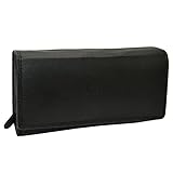 Finest Nappa Leder Damen Geldbörse German Design mit großem S