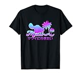Ästhetische Maui - Vaporwave Style Maui Map T-S