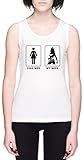 Your Wife My Wife Weißes Damen Tank T-Shirt Größe S White Women's Tank Tee Size S