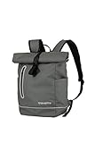 travelite BASICS Fahrradrucksack aus wasserfestem Material, Schulrucksack aus Polyester mit Reflektoren + Roll-Up Verschluss, 400g, 48 cm, 19 L