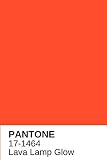 Lava Lamp Glow Red Orange Pantone Color Notebook Journal or Notepad Diary: Wide ruled lined 6” x 9” and 120 white pag