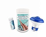 MeisterPool 1kg Multitabs chlor für Pools und Whirlpools 20 Gramm (1kg chlor) (1kg chlor + Dosierschwimmer + Ph)