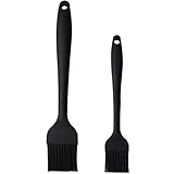 2er Grill Pinsel, Silikon Backpinsel für BBQ Küchenpinsel Öl Pinsel für Pfanne Professionelle Küche Backen Kochen BBQ
