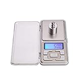 Taschenwaage Feinwaage Digitalwaage Waage 100/200/300 / 500G 0,01/0,1G Digitale Waage Hochgenaue Hintergrundbeleuchtung E-Tasche Für Schmuck Gramm Gewicht Für Küche-Abs_500G_0.01G
