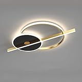 LED-Deckenlampe, rundeWohnzimmer-Deckenleuchte, 55W Schlafzimmer-Kronleuchter dimmbare Fernbedienung Innenbeleuchtung, geeignet für Kinderzimmer, Esszimmer, Schlafzimmer, Flur, Wohnzimmer G