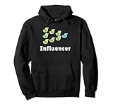 Influencer Social Media Leader Birds Play Button Pullover H