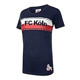 1. FC Köln Damen T-Shirt - Hugotsstr - Shirt div. Größen - Plus Lesezeichen I Love Köln Größe XXL