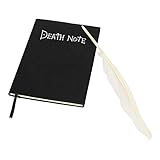 Hicollie Death Note Notizbuch Anime Death Note Notizbuch Cartoon Cosplay Prop mit Federkiel Stift Animation Kunst Schreiben Journal Schule Büromaterial Lieferung