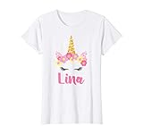 Lina Einhorn Prinzessin Mädchen Unicorn T-S