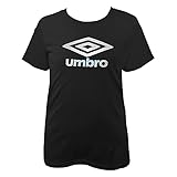 Umbro Damen High Low Tee Kurze Ärmel, Black Beauty, S