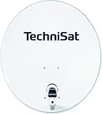 TechniSat TECHNITENNE 70 Satelliten-Schüssel für 4 Teilnehmer (70 cm digital Sat Anlage, Komplettset aus Antenne mit Masthalterung und Quattro-Switch-LNB), lichtg