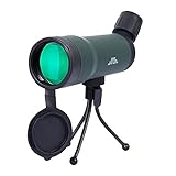TANGIST Phase Stepper Moto Wasserdicht 20 x 50 Monokular-Teleskop-Optik-Objektiv Prisma Spektiv mit Kompass Birdwatching Jagd Monoculars Spyglass (Color : 1)