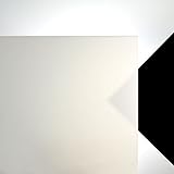3mm Acrylglas Platte 25x25 cm weiß opal lichtdurchlässig 30%