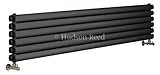 Hudson Reed Revive doppelt anthrazit Designer-Heizkörper, g