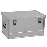 ALUTEC MÜNCHEN Transportkiste Office 74 - Aluminium Büro Box 74 Liter mit Deckel verschließb