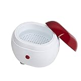 SeniorMar-UK Tragbare Ultraschall-Waschmaschine Haushaltsschmuck Linsen Uhren Zahnersatz Reinigungsmaschine Waschmaschine Reiniger Reinigungsbox