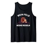 Mein Feld meine Regeln - lustiges kleiner Maulwurf Maulwürfe Tank Top