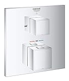 GROHE Grohtherm Cube | Thermostat-Wannenbatterie mit integrierter 2-Wege-Umstellung | chrom | 24155000