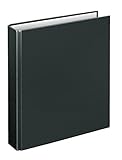 Veloflex 1153080 Ringordner Basic, Ringbuch, Ordner, DIN A5, 4-Ring-Mechanik, 196 x 230 x 30, Karton, schw