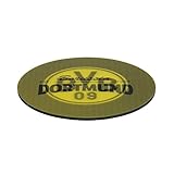 Borussia Dortmund Untersetzer 3D | 5 BVB Untersetzer mit faszinierendem Effekt | Motiv wechselt je nach Blickrichtung | Mit Antirutsch-Rückseite [gelb/schwarz mit Logo]