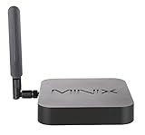 MiniX NEO Z83-4, Intel Cherry Trail Fanless Mini PC Windows 10 (64-bit) [4GB/32GB/Dual-Band Wi-Fi/Gigabit Ethernet/Dual Output/4K]. Direkt Technology L